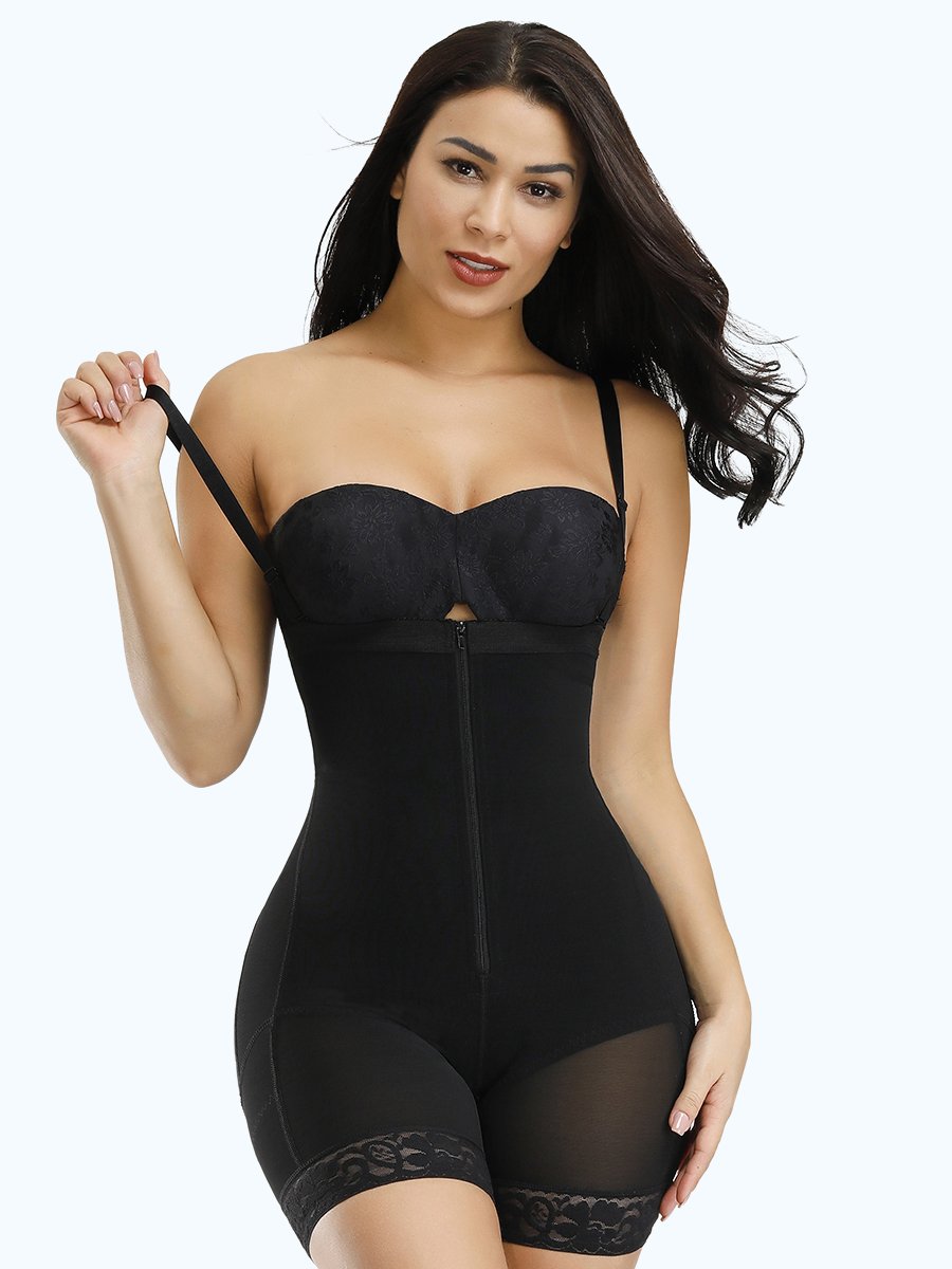 Bodysuit for Women,Waist Cincher Shapewear in Clothing,Adjustable Shoulder  Strap Shapewear,Breathable Open Bust Corset,B : : Clothing, Shoes  & Accessories